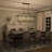 6 - Light Steel Dimmable Kitchen Island Chandelier UL Certified-22203814