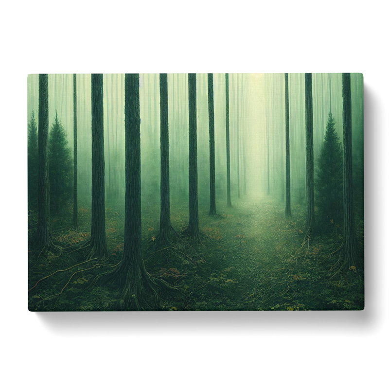 Expressive Forest - Wrapped Canvas Print, 40cm H x 60cm W x 3cm D