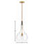 Ziggy 1 - Light Single Teardrop Pendant-67232167