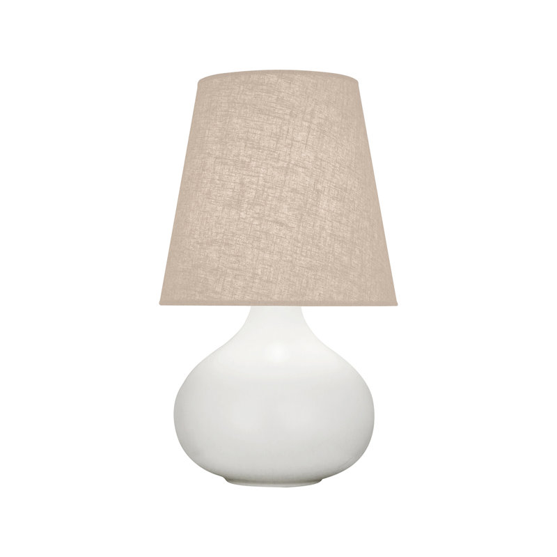 June Accent Lamp, Matte Lily, 23.5" H x 11.88" W x 11.88" D, Buff