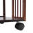 63.8"H X 14.6"W 6-Tier Mobile 360 Degree Rotating Bamboo Bookshelf with Wheels-1307076539