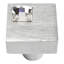 Crystal 1" Length Square Knob-1814681688