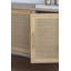Meuble télé 47,2 x 15,2 x 30,7 po en bois brun avec trois portes