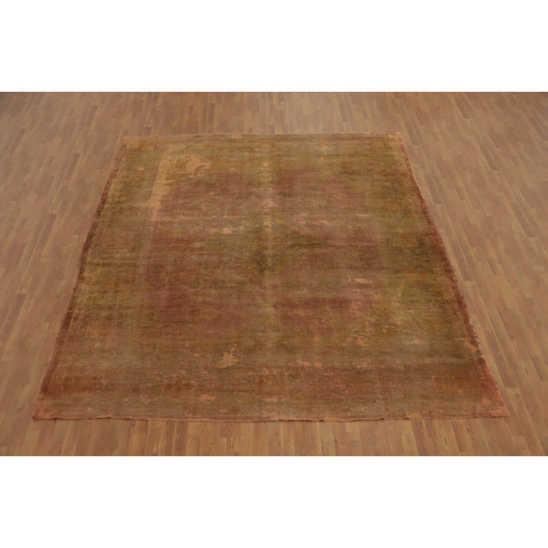 Tapis à teinture végétale Oushak pré-1900 10 x 12