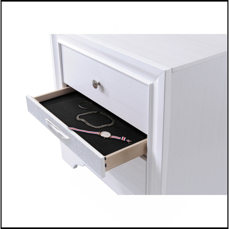 Table de nuit, Blanc