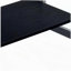 Chariot d'ordinateur compact avec rangement, espresso