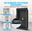 Niche de douche carrée moderne 16 "x 24" avec double tablettes réglables
