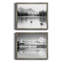 Mountain Reflection - ensemble de 2 reproductions de cadres photo