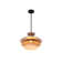 1-Light Pendant in Matte Black