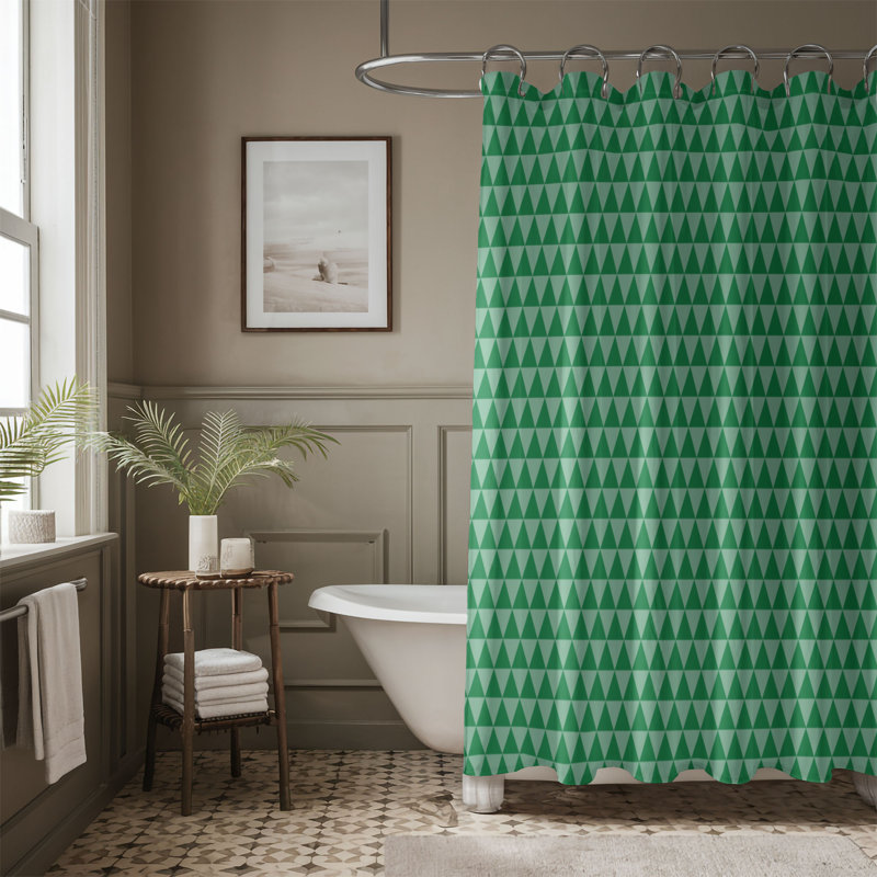 Basic Angles - Premium Shower Curtain_0139, 74"H x 71"W