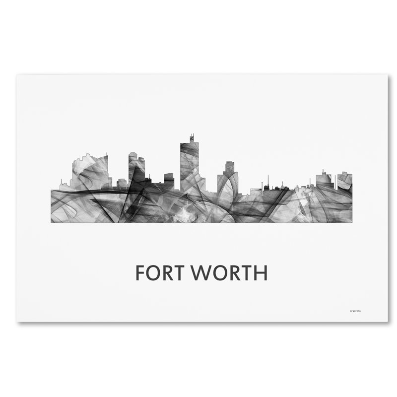 « fort de texas horizons », reproduction d’art sur toile tendue, H 22 po x l 32 po x P 2 po