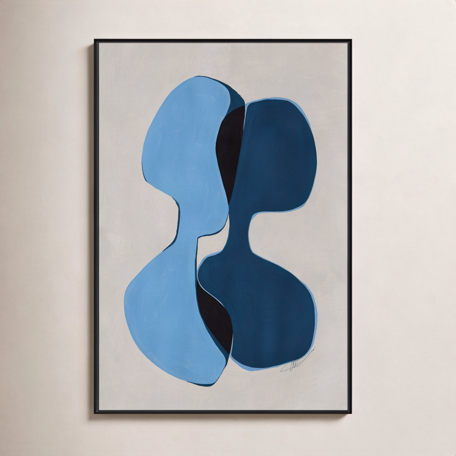 In Unity Collection "In Unity I" Print, 61.5" H x 41.5" W x 2" D, Black Framed