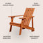 Chaise Adirondack en bois massif Avemaria-2136063593