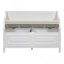 Banc de rangement multifonctionnel en bois massif rustique avec charnière de sécurité pour le salon du hall d'entrée-248196093