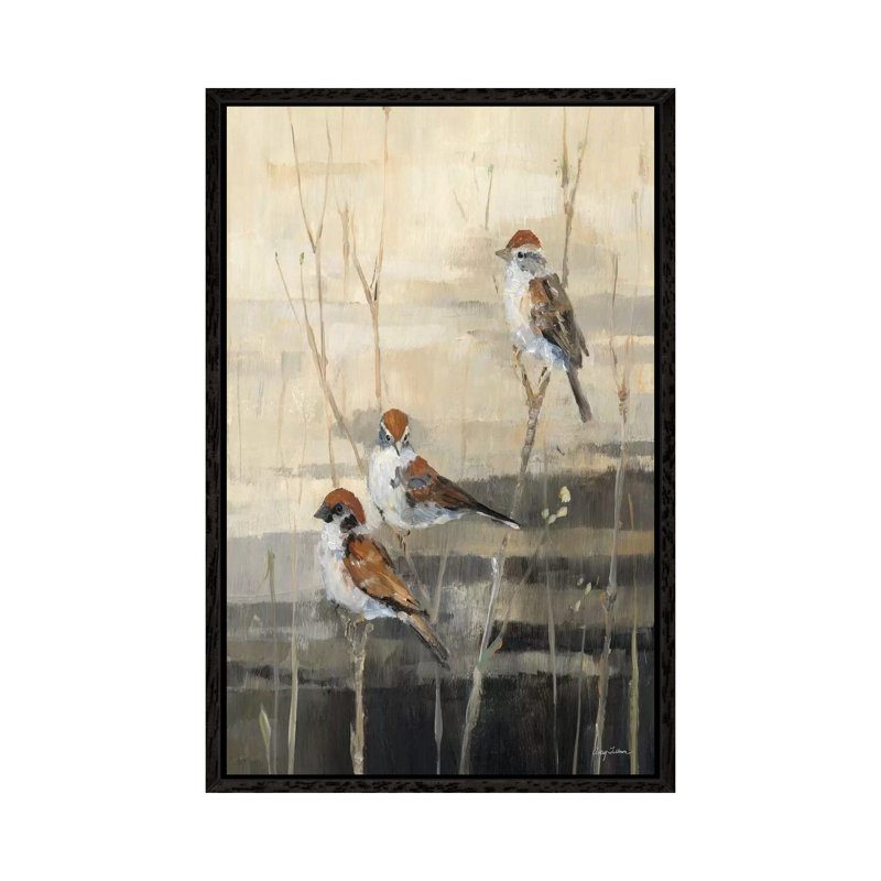 Evening Sanctuary III by Avery Tillmon - Painting on Canvas, Black Floater Framed, 66.04 cm H x 45.72 cm W
