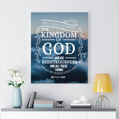 The Kingdom Of God - Wrapped Canvas Print