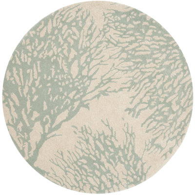 Wimborne Hand Tufted Wool Floral Rug