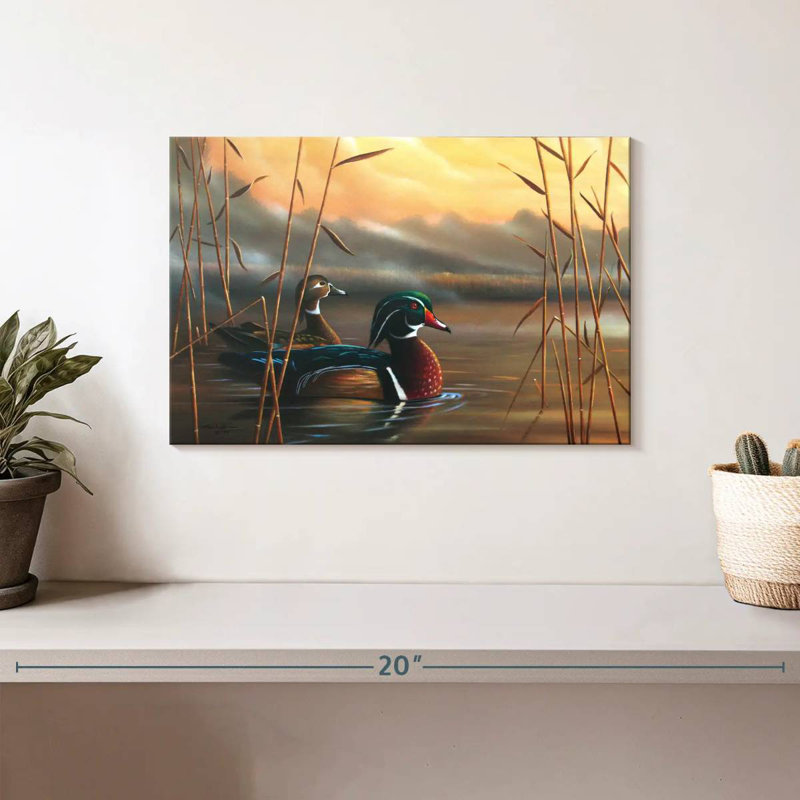 Brampt Wood Ducks, H 8 po x l 12 po