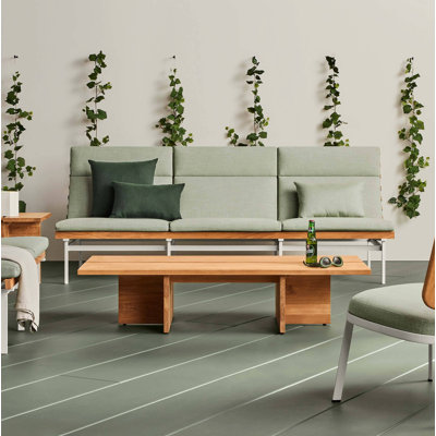 Nowthen Outdoor Teak Coffee Table