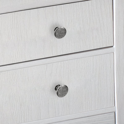 Lumi Home Furnishings Cabinet Knob Classic Antique Nickel 8-Pack