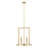 Keldric 4-Light Pendant in Brass-364132468