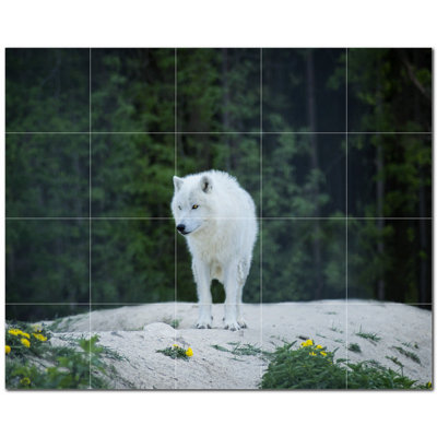 6'' x 6'' Satin Ceramic Decorative Mural