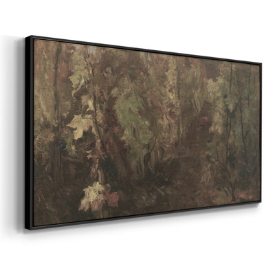 Série paysage - CDXLIX - Toile tendue avec châssis encadré - Prêt à être accroché