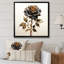 «Vintage Rosegold Elegance I», art mural rose-766000618-766000530