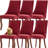 Modern Simplicity Linen Upholstered Dining Chairs Set of 6-17883813