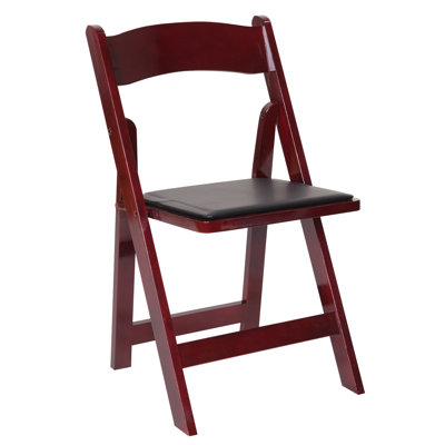 Chaise pliante rembourrée en vinyle Classic