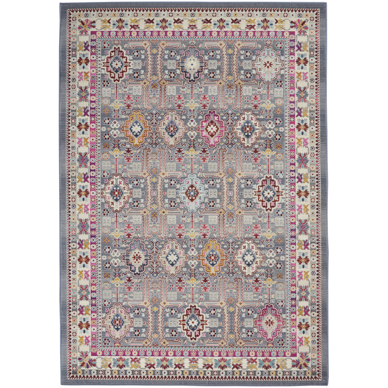 Oldham Ikat Area Rug, Rectangle 1.21 x 1.73cm