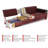 Colorado 61'' Upholstered Tight Back Convertible Sofa
