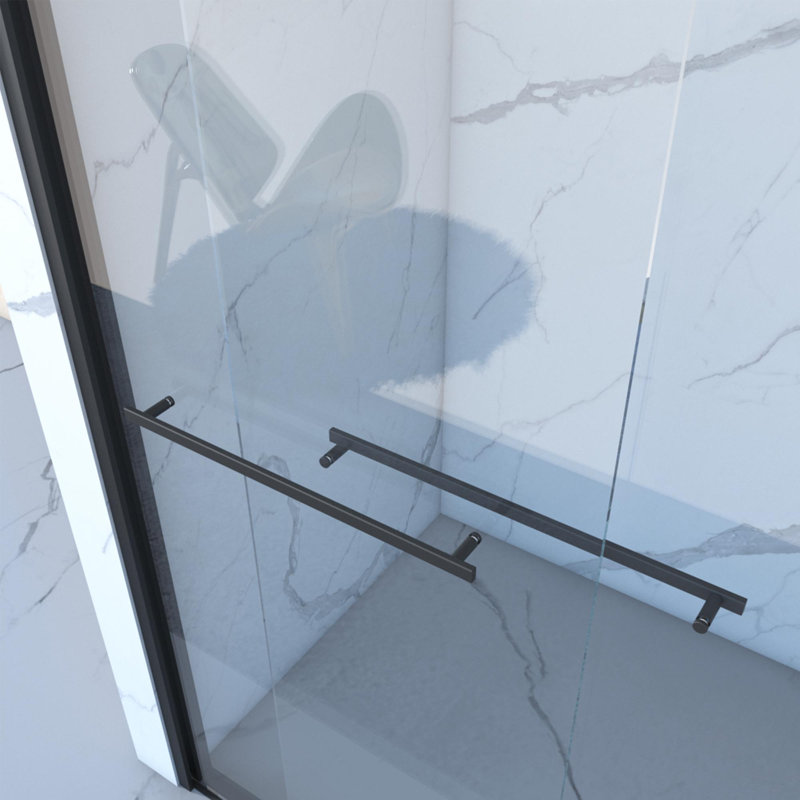 56-60 "Wx 70"H Framed Double Sliding Shower Door