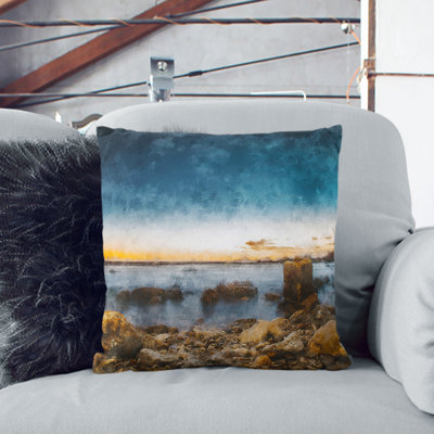 Ocean View Cushion with Filling