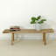 Artissance Live Edge Solid Walnut Natural Wood Bench, 18 Inch Tall (Color & Size May Vary)