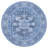 Abhirami Ornate Medallion Machine-Washable Blue/Navy Rug-1882057446