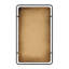 Miroir mural décoratif, onglets décoratifs feuille d'or, cadre rectangulaire 22 x 36