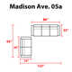 Madison 5 - Person Patio Conversation Sets with Cushions