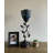 Simonetti Tiffany Torch Table Lamp Dragonfly Blue Stained Glass Included LED Bulb USB Ports 6"W*6"D*20"H-567518851