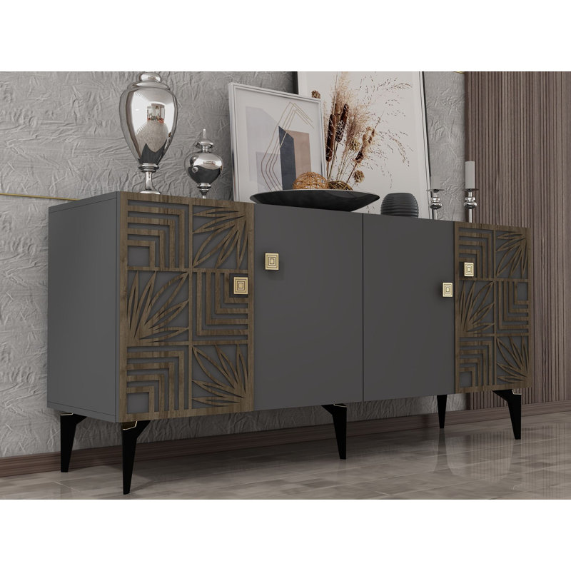 Olivia 150cm Console Table, Grey
