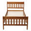 Structure de lit simple Wood-395041489