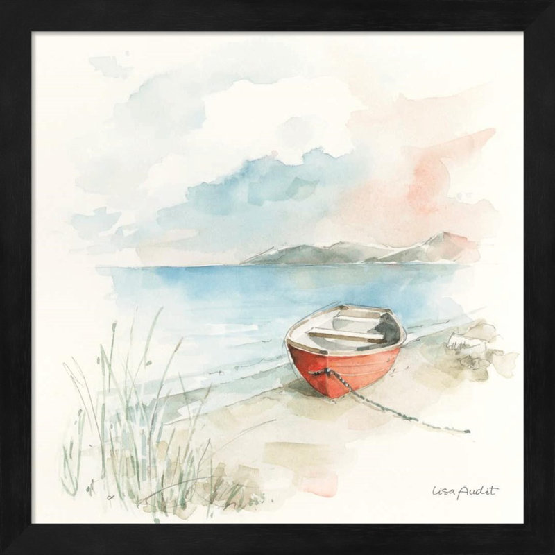 «Seaside Journey B» par Lisa Audit, art encadré (ensemble de 2)