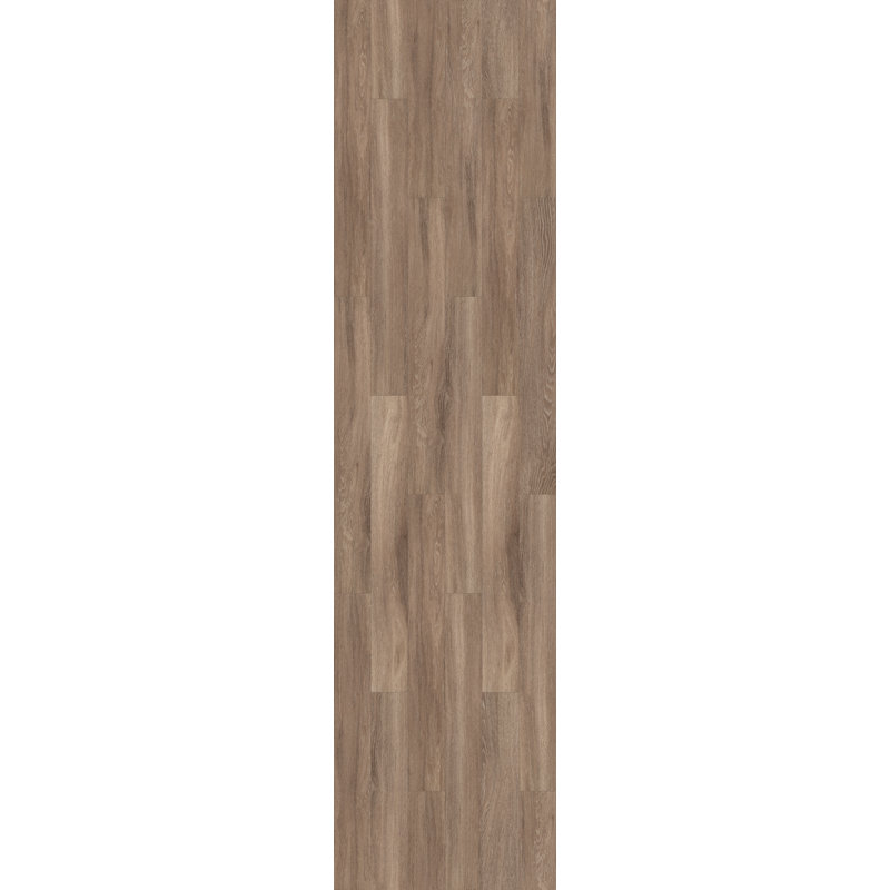 Planche de vinyle de luxe à coller en chêne Centennial 6 po x 48 po x 2 mm, Régate