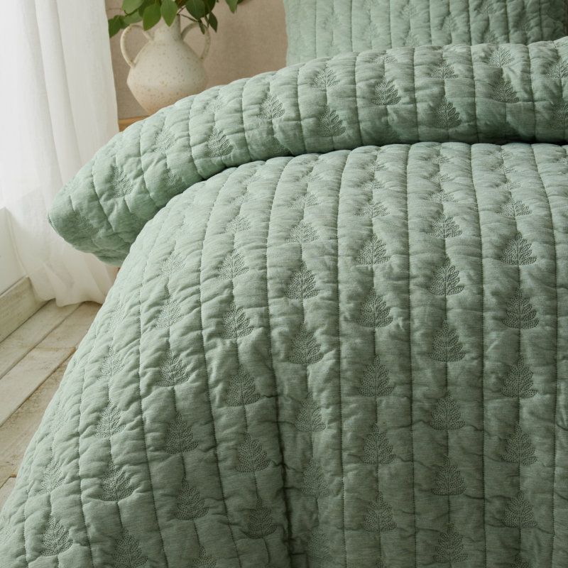 Tamba Leaf Pinsonic Christmas Duvet Cover Set, Single