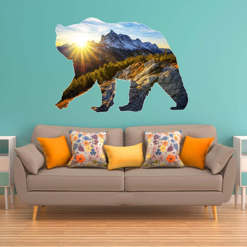 Landscape & Nature Wall Decal, 36"H X 51"W
