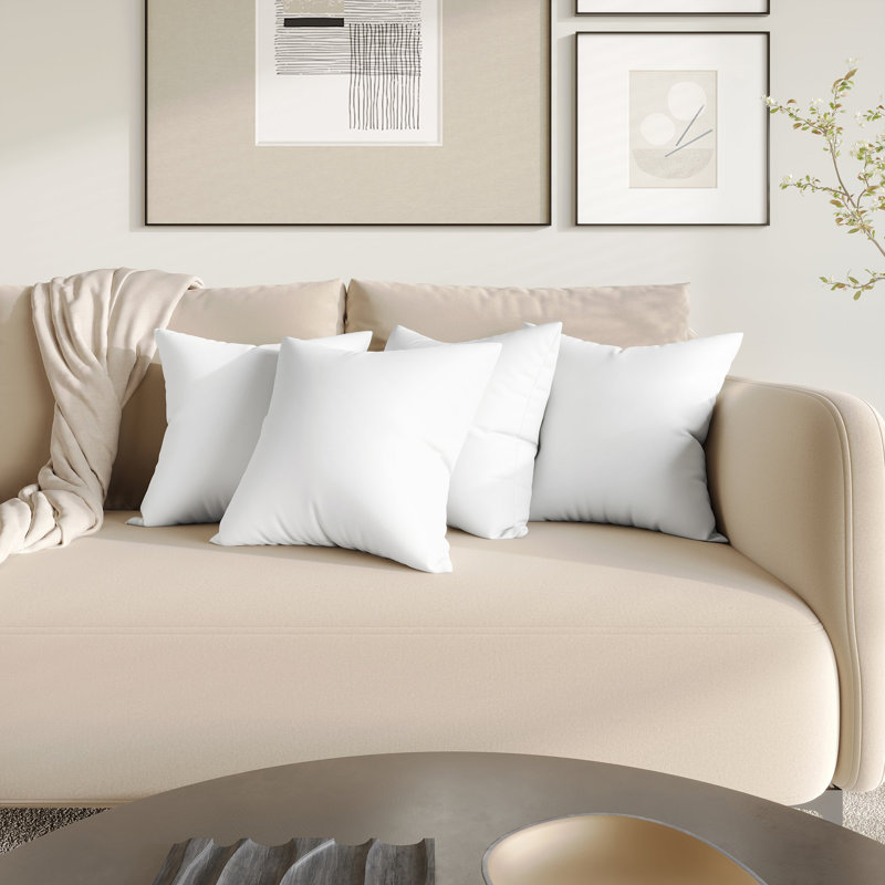 18'' x 18'' THROW PILLOW INSERTS (SET OF 4), 18X18''