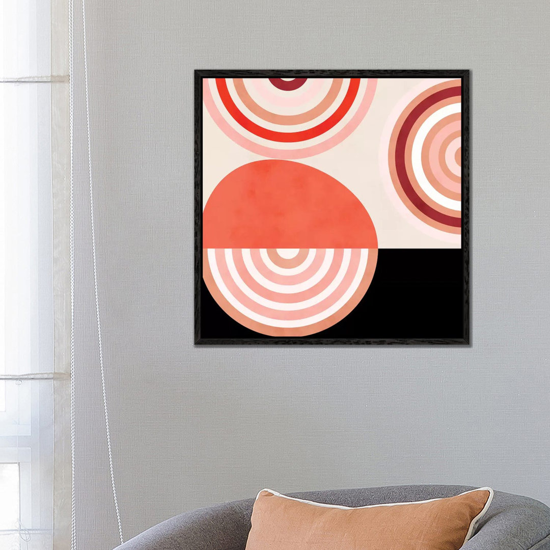 Shapes Modern Mid Century Abstract von Ana Rut Bré - Galerie-verpackte Leinwand Giclée auf Leinwand