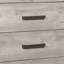 Commode de chambre à coucher deux tons 1 pièce avec 5 tiroirs de rangement