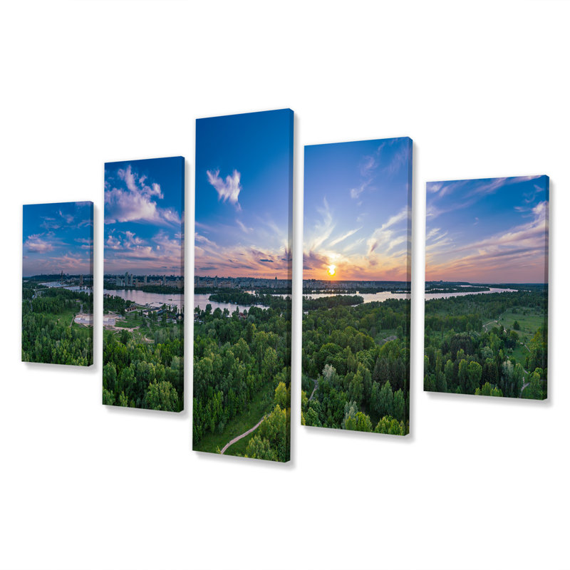Impression sur toile - 5 panneaux