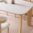 Cream Style Slate Dining Table-107658647